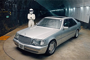 (VIDEO) Cum sună legendarul Mercedes S600 W140, cu motor V12, lucrat un pic de japonezi şi turat de cei de la Top Gear în interiorul unui tunel special