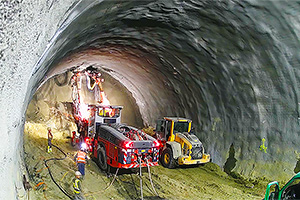 (VIDEO) Cum are loc excavarea primului tunel de autostradă din România, de pe A1, prin metoda austriacă