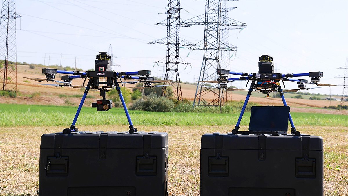 Electricienii din Moldova se pregătesc să folosească drone pentru inspectarea liniilor electrice aeriene